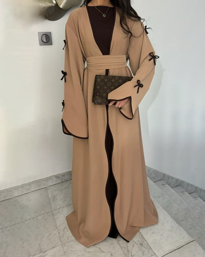 Bow-Trim & Dress Set