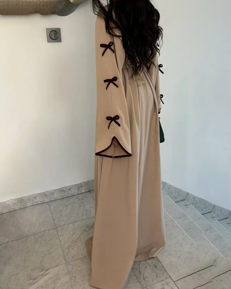 Bow-Trim & Dress Set
