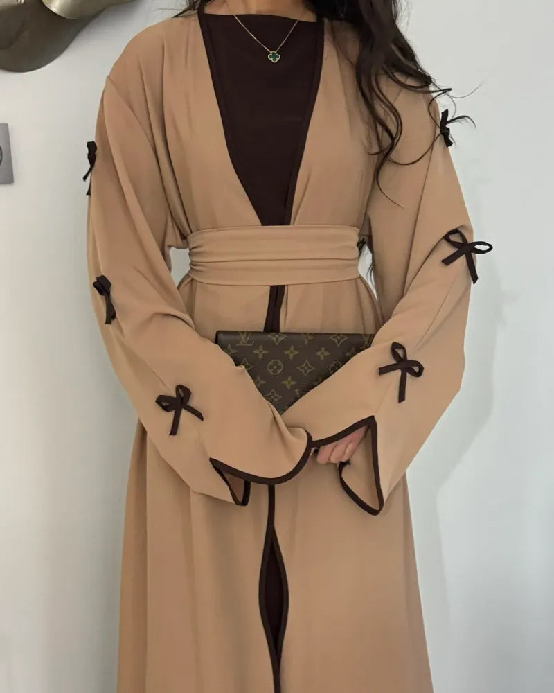 Bow-Trim & Dress Set