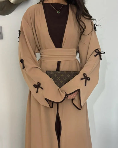 Bow-Trim & Dress Set