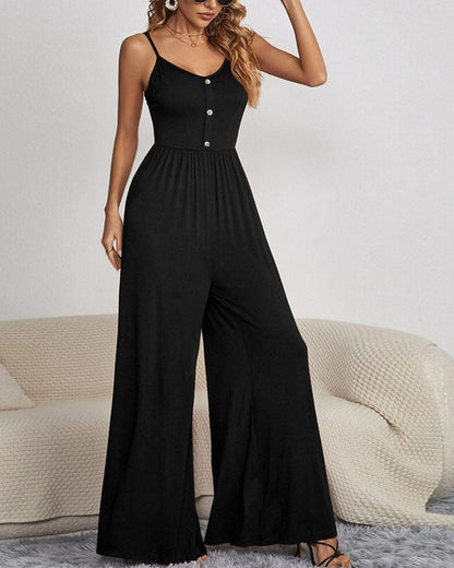SLING SLEEVELESS JUMPSUIT
